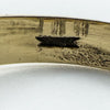 Vintage 9ct Gold Single Row Keeper Ring 375 Size L (London 1979)