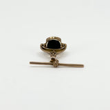Vintage 1992 9ct Rose Gold Fob & T-Bar 375 by David Scott Walker