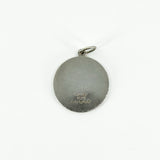 Large Vintage 1969 Sterling Silver St. Christopher Pendant 925 by Georg Jensen