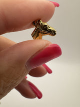 Vintage 9ct Gold Horse Head Pendant / Charm