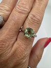 Sterling Silver 2.70ct Peridot Solitaire Ring Size M - N Engagement Stacking 