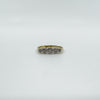 Vintage 18ct Gold Diamond 5x Stone Engagement Ring 750 Size K