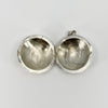 Vintage Sterling Silver Large Chunky Round Photo Locket 925 