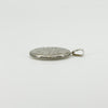 Vintage Sterling Silver Oval Foliate Engraved Locket 925