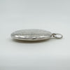 Vintage Oval Foliate Engraved Locket in Sterling Silver 925 (1993)