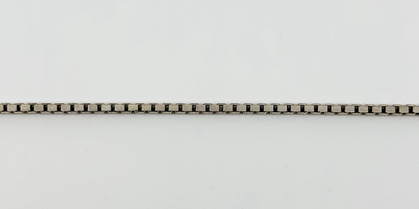Vintage Sterling Silver 22” Box Link Chain / Necklace 925 (1982)