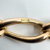 Vintage 9ct Rose Gold Oval Links 8” Bracelet 375 (Birmingham 1945)