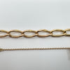 Vintage 9ct Rose Gold Oval Links 8” Bracelet 375 (Birmingham 1945)