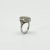 Vintage Sterling Silver Engraved Secret Locket Ring 925 Size P