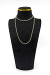 Vintage Sterling Silver 30.5” Belcher Links Chain / Necklace 925