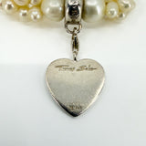 Sterling Silver Thomas Sabo Freshwater Stretch Bracelet & Heart Charm 925