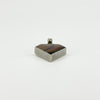 Large Chunky Vintage Brown Banded Agate Fob Pendant 925 by David Scott Walker