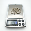 17.5” Beaded Ball Chain / Necklace in Sterling Silver 925 10g