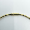 Large Skinny Gold Plated Hoop Earrings in Sterling Silver 925