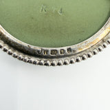 Vintage Sterling Silver Wedgewood Cupid Cherub Jasper Ware Cameo Brooch 925