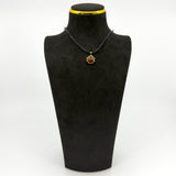 Vintage 9ct Gold Double Sided Black Onyx & Carnelian Fob 375