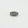 Art Deco Platinum 1ct Diamond Trilogy Ring 950 Size M - N