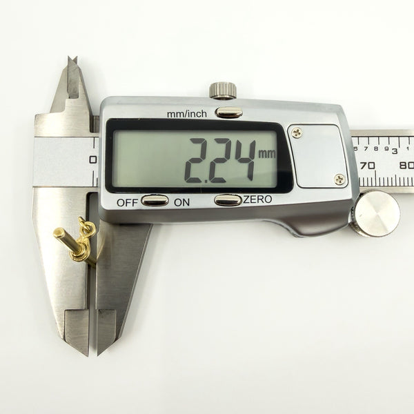 Vintage 9ct Gold T-Bar Pendant / Charm 375