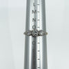 Vintage 18ct Gold & Platinum 0.40ct Diamond Trilogy Engagement Ring Size P