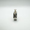 Vintage Hexagonal Perfume / Poison Bottle Pendant in Sterling Silver 925