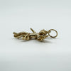 Large Chunky Vintage 9ct Gold Cherub / Cupid Pendant 375 Heavy 7g Sheffield 2005