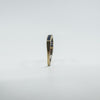 14ct Gold 0.50ct French Cut Sapphire Half  Eternity Band Ring Size M 1/2 585