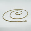 Vintage 9ct Gold 16.5” inch Box Chain Necklace 
