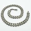 Antique Victorian Sterling Silver Reversible 18.5" Book Chain 925