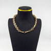 Antique Victorian Chunky 9ct Gold 16” Fancy Albert Chain 2x Dog Clips Birm 1900