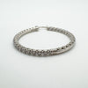 CZ Full Hoop Earrings Sterling Silver 925