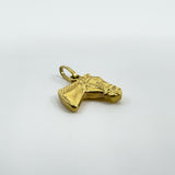 Vintage 9ct Gold Horse Head Pendant / Charm