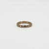 9ct Rose Gold Oval Links Full Band / Ring 375 Size N (London 2015)