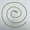 Vintage 9ct Gold 16” Curb Chain Necklace 375