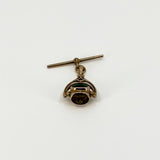 Vintage 1992 9ct Rose Gold Fob & T-Bar 375 by David Scott Walker