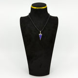 Chunky Vintage Double Sided Blue Agate & MOP Fob Pendant 925 by DSW