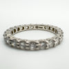 Platinum 1.47ct Diamond Full Eternity Band Ring Size M 