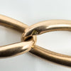 Antique 9ct Rose Gold Oval Links Bracelet