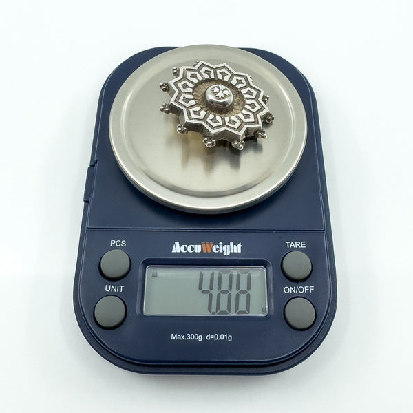 Antique Victorian Aesthetic Sterling Silver Brooch 925 (Birmingham 1833)