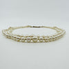 Vintage 9ct Gold Cultured Double Row Pearl 17” Necklace 375