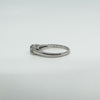 18ct White Gold 0.50ct Diamond Princess Trilogy Ring Size L