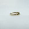 Vintage 9ct Yellow Gold 5x Stone 0.85ct Peridot Ring / Band 375 Size N Birm 2005