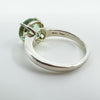 Sterling Silver 2.70ct Peridot Solitaire Ring Size M - N Engagement Stacking 