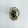 Sterling Silver Chunky Irish Celtic Connemara Ring Size P by SOLVAR