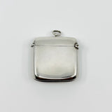 Large Antique 1904 Sterling Silver Reversible Vesta Case Engraved Locket 925