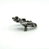 Vintage Sterling Silver Floral Brooch 925