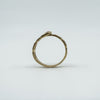 Vintage 9ct Gold Buckle Ring Size O (Sheffield 1981)