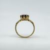 Vintage 9ct Gold 2ct Amethyst Solitaire Ring Size O - P (Birmingham 1994)