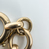 Large Vintage Antique 9ct Rose Gold T-Bar Pendant & Bolt Ring / Charm Connector