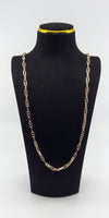 Vintage 9ct Rose Gold Mariner Link 32.5" Chain / Necklace 375 (1976) 21g