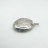 Secret Mirrored Locket Pendant / Pill Box / Mini Compact in Sterling Silver 925
